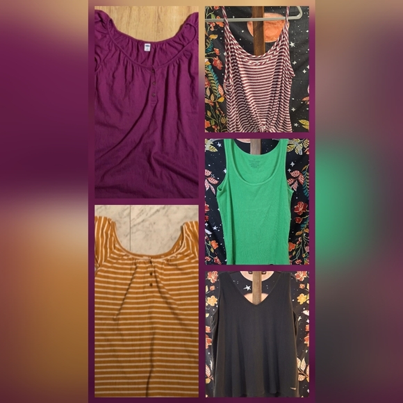!Bundle! 5 Tank Tops - Picture 1 of 11